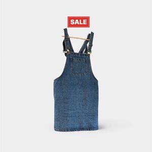 Denim Overalls Dress